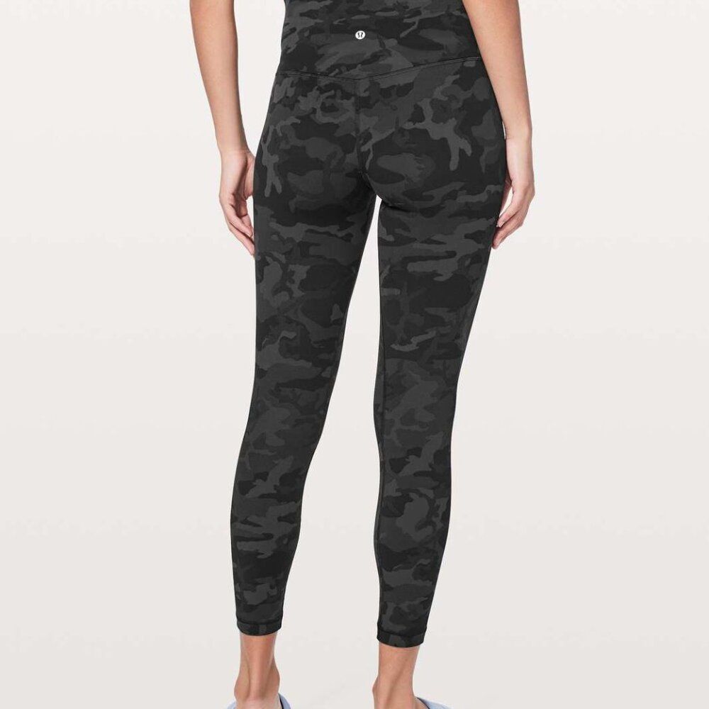 Lululemon Align Pant II *25" Incognito Camo Multi Grey (First Release) Size 4 - Picture 4 of 8